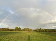 Rainbow over Ash Common